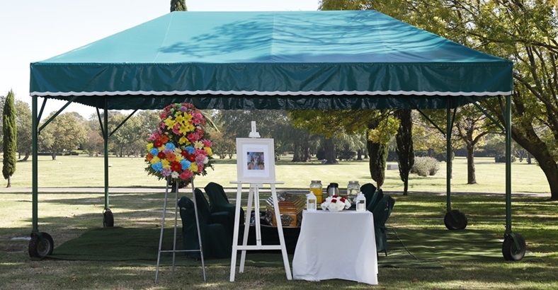 Ceremonia de despedida en Parque